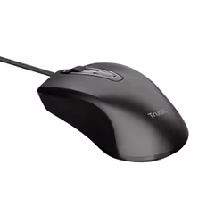 Trust 24657, Ambidextre, Optique, USB Type-A, 1200 DPI, Noir