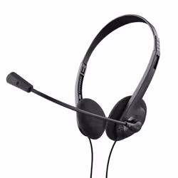 Trust 24659, Avec fil, Appels/Musique, 70 - 20000 Hz, 63 g, Casque, Noir