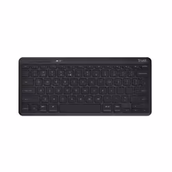 Trust Lyra clavier USB + RF Wireless + Bluetooth Allemand Noir