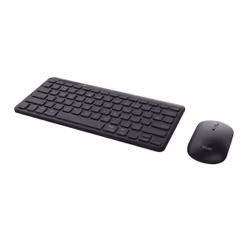 Trust Lyra clavier Souris incluse RF sans fil + Bluetooth AZERTY Français Noir
