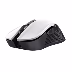 Trust GXT 923W YBAR, Droitier, Optique, RF sans fil, 7200 DPI, Noir, Blanc