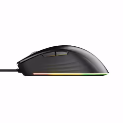 Trust GXT924 YBAR+, Droitier, Optique, USB Type-A, 25600 DPI, Noir