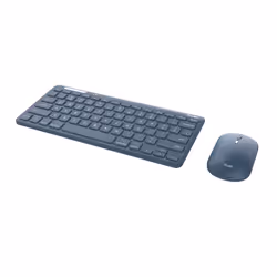 Trust Lyra clavier Souris incluse RF sans fil + Bluetooth QWERTY Anglais américain Bleu