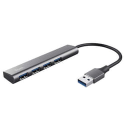 Trust Halyx USB 3.2 Gen 1 (3.1 Gen 1) Type-A 5 Mbit/s Noir, Gris