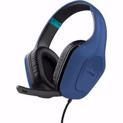 Trust GXT 415B Zirox, Avec fil, Jouer, 20 - 20000 Hz, 244 g, Casque, Bleu