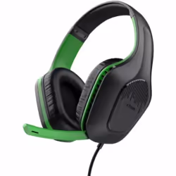 Trust GXT 415X ZIROX, Avec fil, Jouer, 20 - 20000 Hz, 237 g, Casque, Noir, Vert