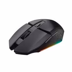 Trust GXT 110 Felox, Ambidextre, Optique, RF sans fil, 4800 DPI, Noir