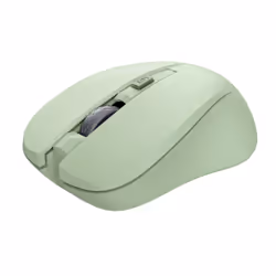 Trust Mydo, Ambidextre, Optique, RF sans fil, 1800 DPI, Vert