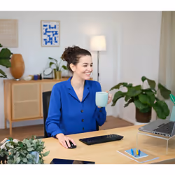 Trust Lyra clavier Bureau USB + RF Wireless + Bluetooth QWERTY Espagnole Noir - Vue supplémentaire 5