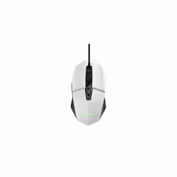 Trust GXT 109W Felox, Droitier, Optique, USB Type-A, 6400 DPI, Noir, Blanc