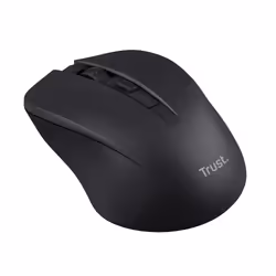 Trust Mydo, Ambidextre, Optique, RF sans fil, 1800 DPI, Noir