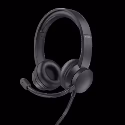 Trust Ayda, Avec fil, Appels/Musique, 20 - 20000 Hz, 147 g, Casque, Noir