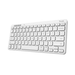 Trust Lyra clavier RF sans fil + Bluetooth QWERTY Anglais américain Blanc