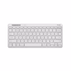 Trust Lyra clavier RF sans fil + Bluetooth QWERTY Anglais américain Blanc