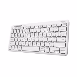 Trust Lyra clavier RF sans fil + Bluetooth QWERTY Anglais américain Blanc