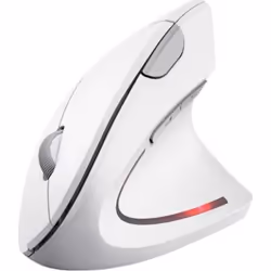 Trust Verto, Droitier, Optique, RF sans fil, 1600 DPI, Blanc