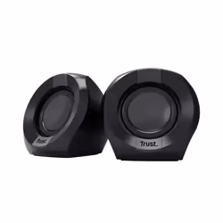 Trust Polo, 2.0 canaux, 4 W, Universel, Noir, 8 W, Acrylonitrile-Butadiène-Styrène (ABS)