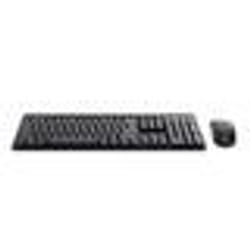 Trust Ymo II Pack Clavier et Souris sans Fil AZERTY Français Silencieux Touches Plates Flottantes Résistant aux Éclaboussures
