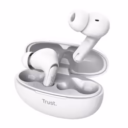 Trust Yavi, True Wireless Stereo (TWS), 20 - 20000 Hz, Appels/Musique, 37 g, Casque, Blanc