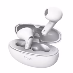 Trust Yavi, True Wireless Stereo (TWS), 20 - 20000 Hz, Appels/Musique, 36 g, Casque, Blanc