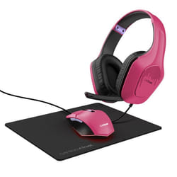 Trust GXT 790 Casque Avec fil Arceau Jouer Noir, Rose