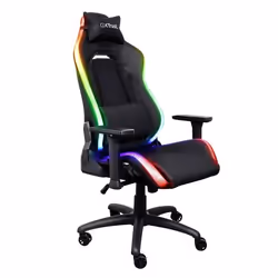 Trust GXT 719 Ruya, Siège de jeu sur PC, 150 kg, Siège rembourré, Dossier rembourré, 195 cm, Noir