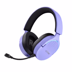Trust GXT 491P FAYZO, Avec fil &sans fil, Jouer, 20 - 20000 Hz, 290 g, Casque, Noir, Violet