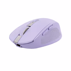Trust Ozaa, Droitier, Optique, RF sans fil + Bluetooth, 3200 DPI, Lilas