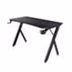 Trust Bureau Gaming GXT 700 Omnius 120 x 60 x 76 cm Bureau Gamer Support de Casque et Porte-gobelet Structure en Acier