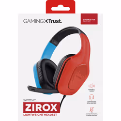 Trust GXT 416S Zirox Noir, Cyan, Rouge - Vue supplémentaire 9