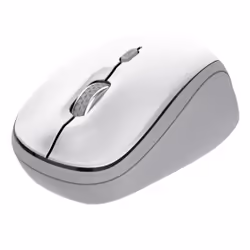 Trust Yvi+, Ambidextre, Optique, RF sans fil + Bluetooth, 1600 DPI, Blanc