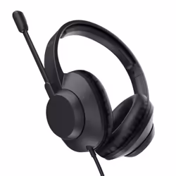 Trust Ayda Max Casque Avec fil Arceau Bureau/Centre d'appels Noir - Vue supplémentaire 4