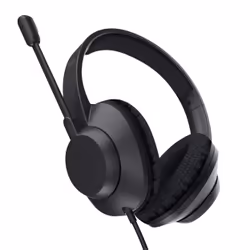 Trust Ayda Max Casque Avec fil Arceau Appels/Musique USB Type-C / USB Type-A Noir