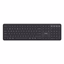 Trust Vaiya clavier Universel USB + RF Wireless + Bluetooth Anglais américain Noir - Vue supplémentaire 3