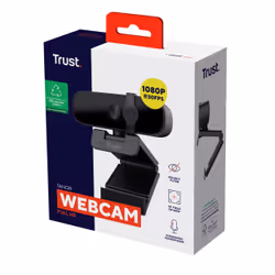 Trust Tanor webcam 1920 x 1080 pixels USB Noir - Vue supplémentaire 8