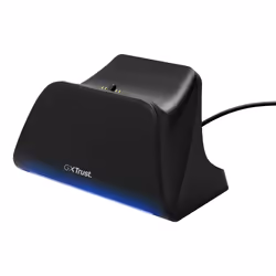 Trust GXT 255, PlayStation 5, Socle de chargement, Noir, ABS, 1 m, USB Type-A vers USB Type-C