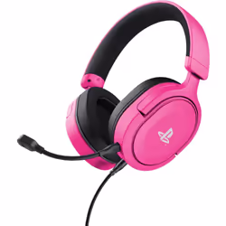 Trust GXT 498P Forta, Avec fil, Jouer, 20 - 20000 Hz, 253 g, Casque, Rose