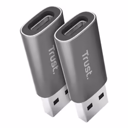 Trust Calyx USB Type-C USB Type-A Gris