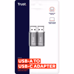 Trust Calyx USB Type-C USB Type-A Gris - Vue supplémentaire 6