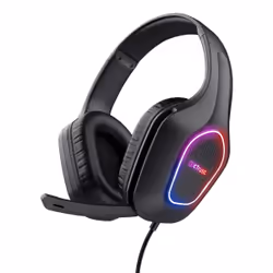 Trust GXT 419 Rayne, Avec fil, 20 - 20000 Hz, Jouer, 290 g, Casque, Noir
