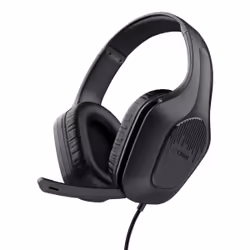 Trust GXT 418 Rayne, Avec fil, Jouer, 20 - 20000 Hz, 244 g, Casque, Noir