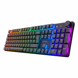 Trust GXT 868 Torix clavier Jouer FR sans fil +USB AZERTY Français Noir