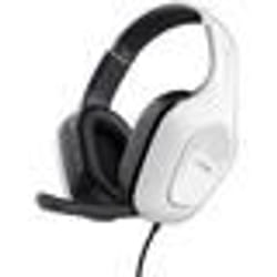 Trust GXT 418W Rayne Casque Gaming Léger pour PC Xbox PS4 PS5 Switch Mobile Transducteurs 50 mm Jack 3.5 mm Câble de 2 m Blanc
