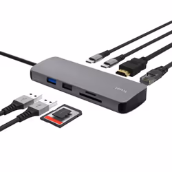 Trust 25672 hub & concentrateur USB Type-C Gris - Vue supplémentaire 2