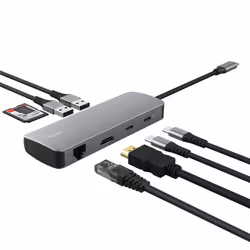 Trust 25672 hub & concentrateur USB Type-C Gris - Vue supplémentaire 3