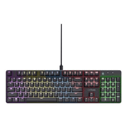 Trust GXT 871 Zora clavier Jouer USB AZERTY Français Noir