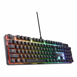 Trust GXT 871 Zora clavier Jouer USB AZERTY Français Noir
