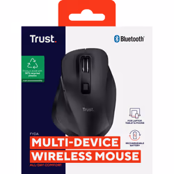 Trust Fyda souris Bureau Droitier RF sans fil + Bluetooth Optique 2400 DPI - Vue supplémentaire 7
