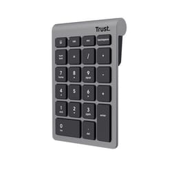 Trust Xalas clavier numérique PC portable/de bureau RF sans fil Argent