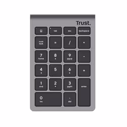 Trust Xalas clavier numérique PC portable/de bureau RF sans fil Argent